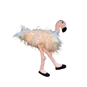 Anthropologie Pink Flamingo Plush Toy Medium 14-24 in collectible